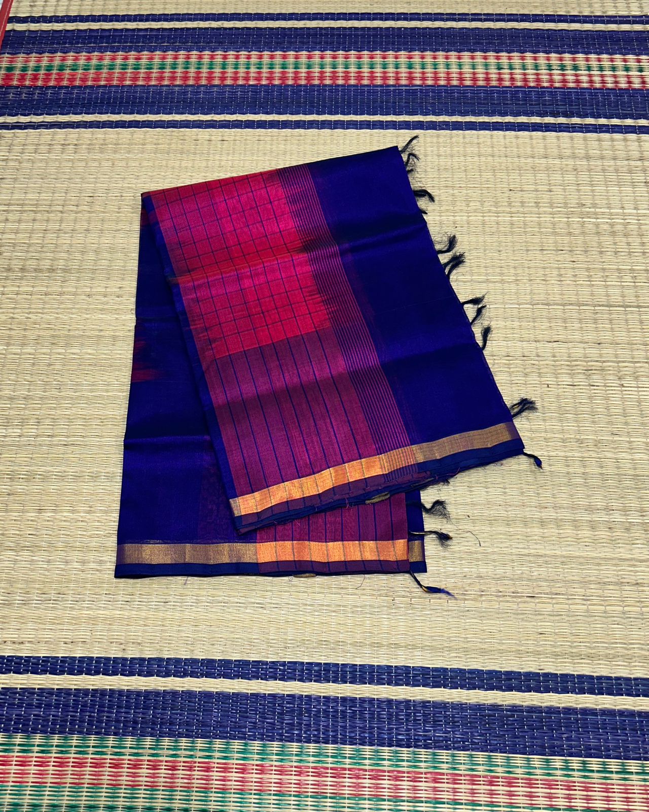 Handloom silk cotton saree - MS158
