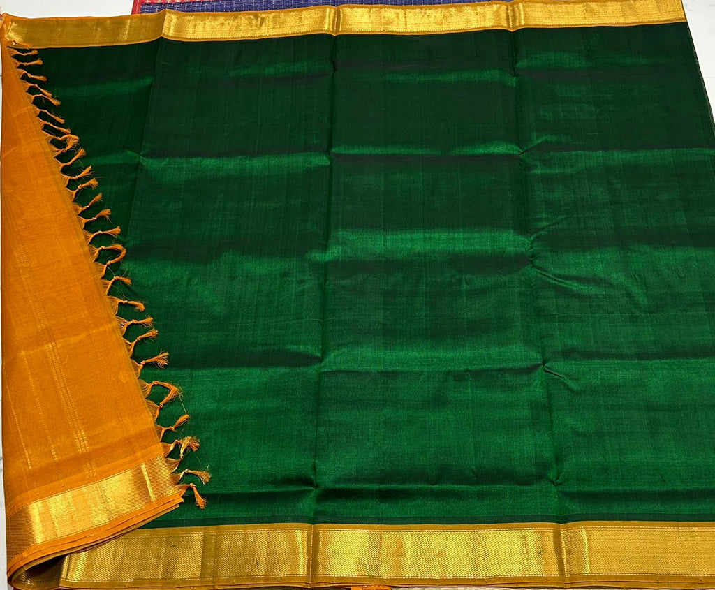 Handloom simple silk cotton saree - MS184