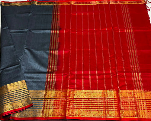 Handloom mangalagiri silk cotton saree - MS236