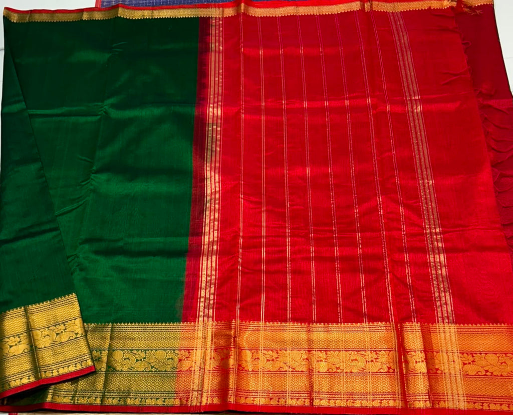 Handloom mangalagiri silk cotton saree - MS304