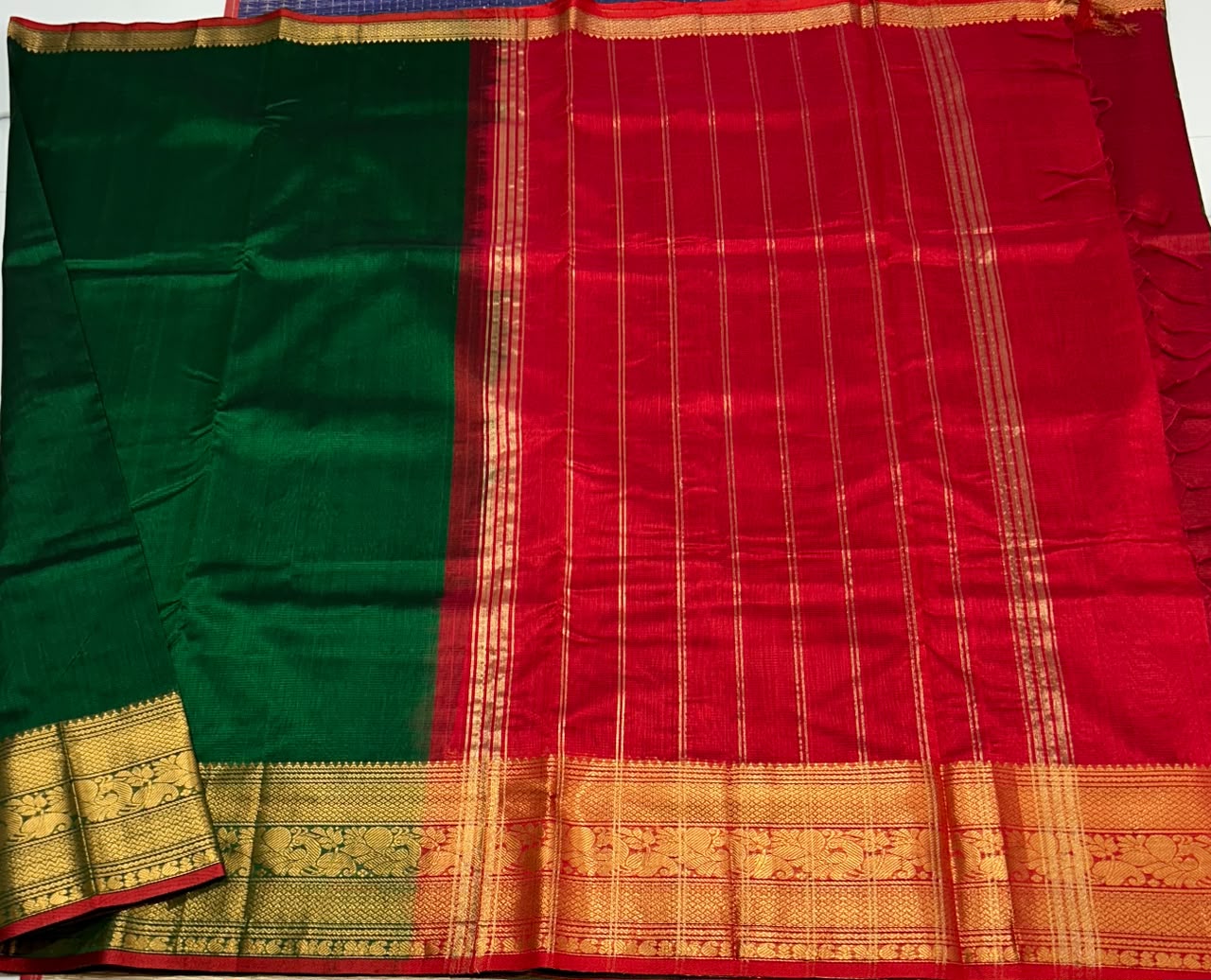 Handloom mangalagiri silk cotton saree - MS304