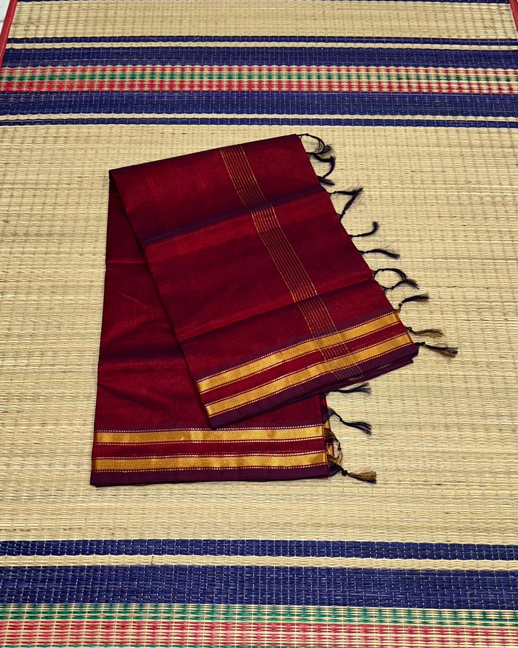 Handloom silk cotton saree - MS119