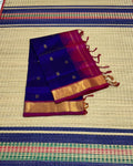Handloom silk cotton saree with buttas - MS116