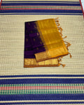 Handloom silk cotton saree with buttas - MS197