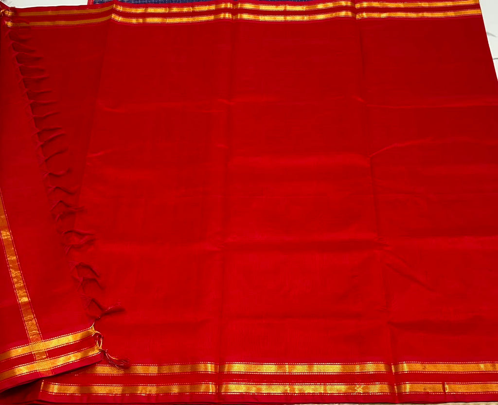 Handloom silk cotton saree - MS219