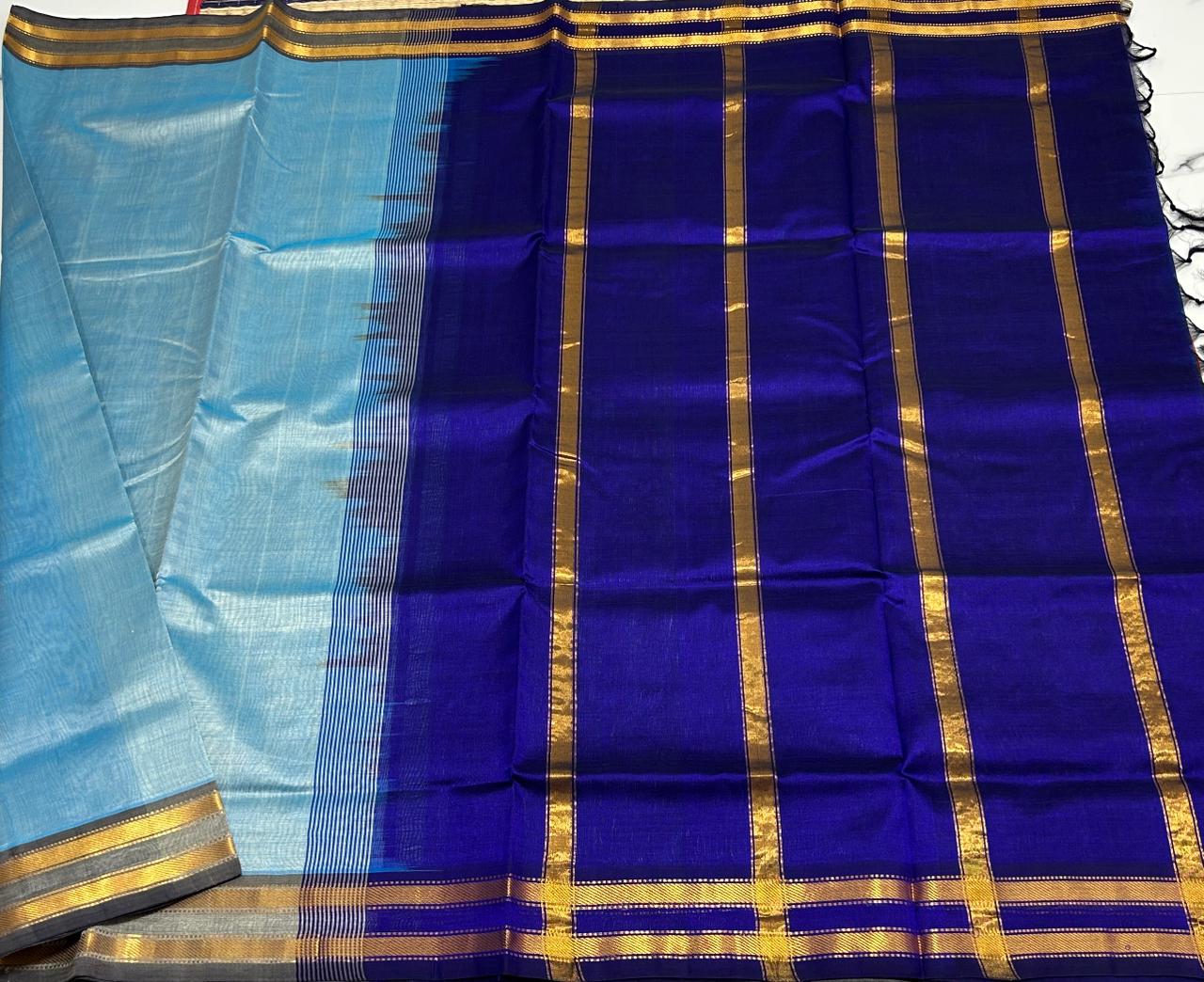 Handloom silk cotton saree - MS049