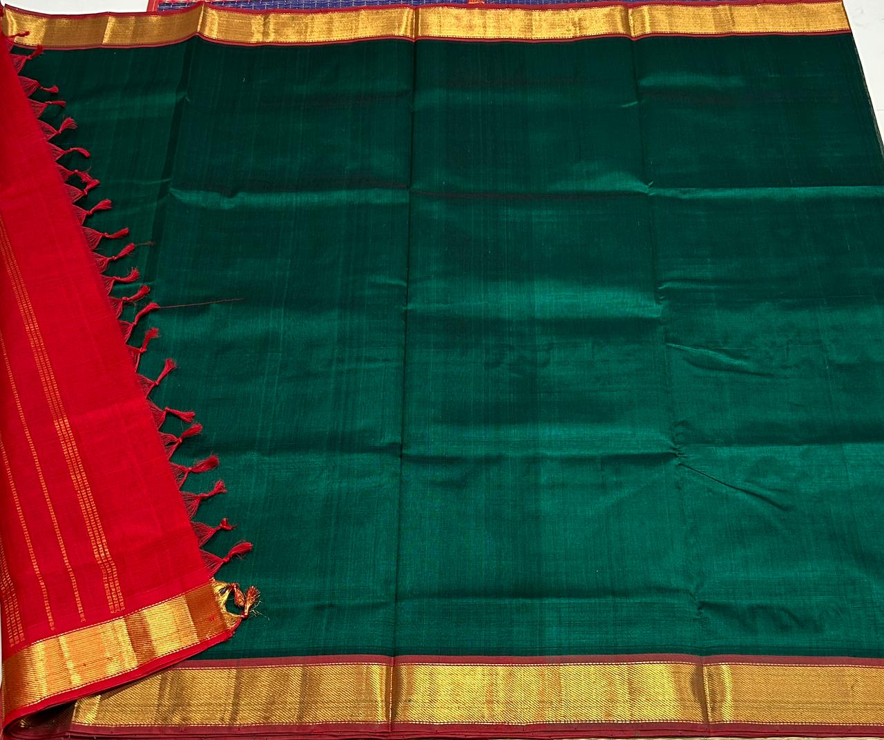 Handloom simple silk cotton saree - MS183