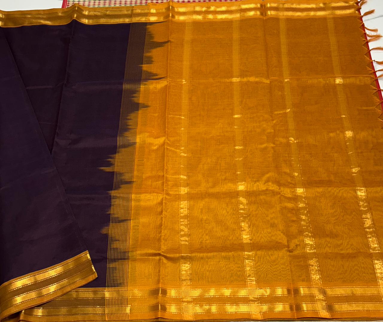 Handloom silk cotton saree - MS004
