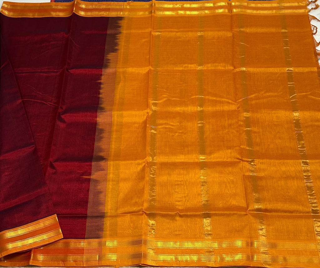 Handloom silk cotton saree - MS002