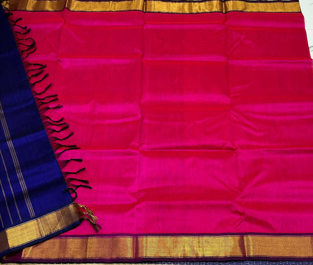 Handloom simple silk cotton saree - MS132