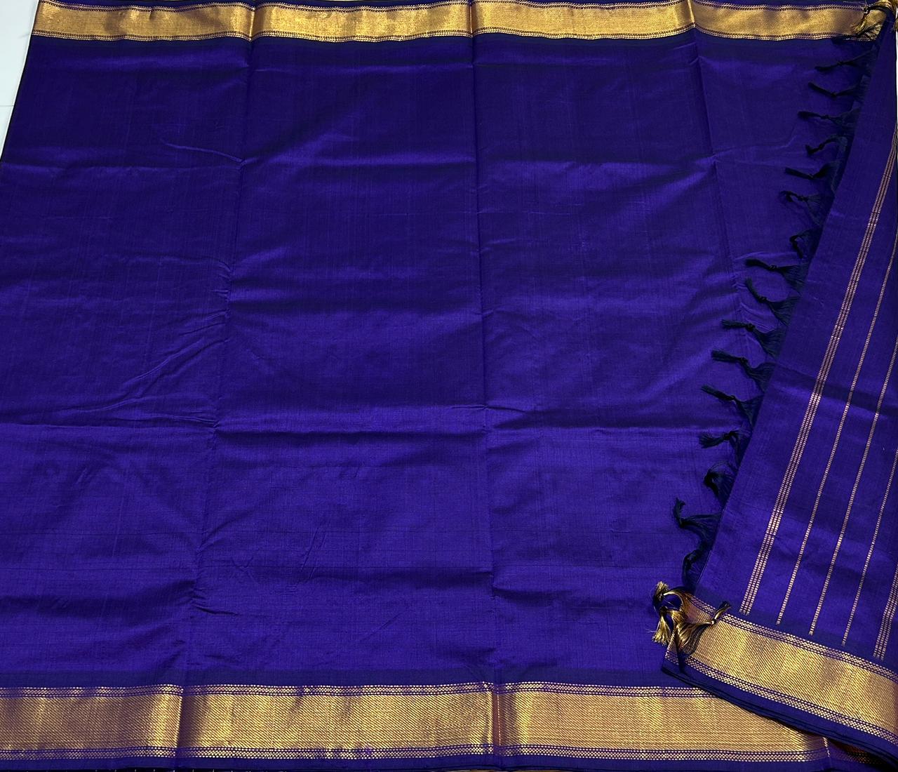 Handloom semi silk cotton saree - MS031