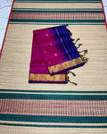 Handloom silk cotton saree with buttas - MS393