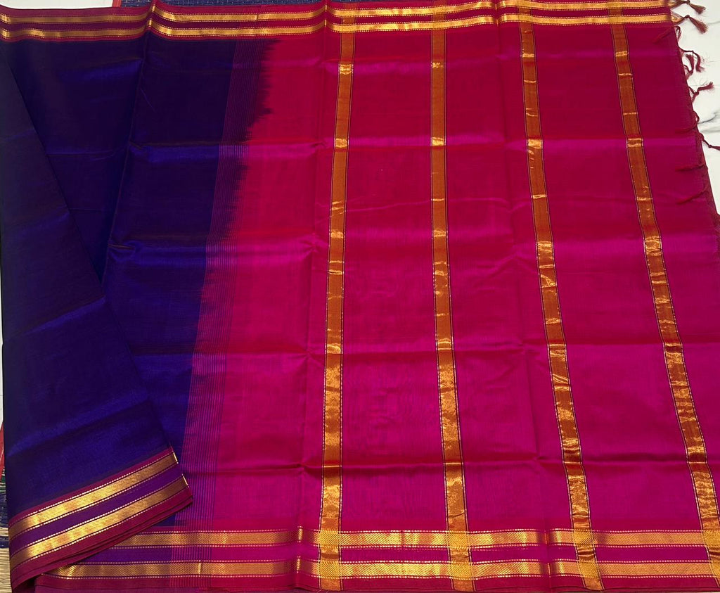 Handloom silk cotton saree - MS013
