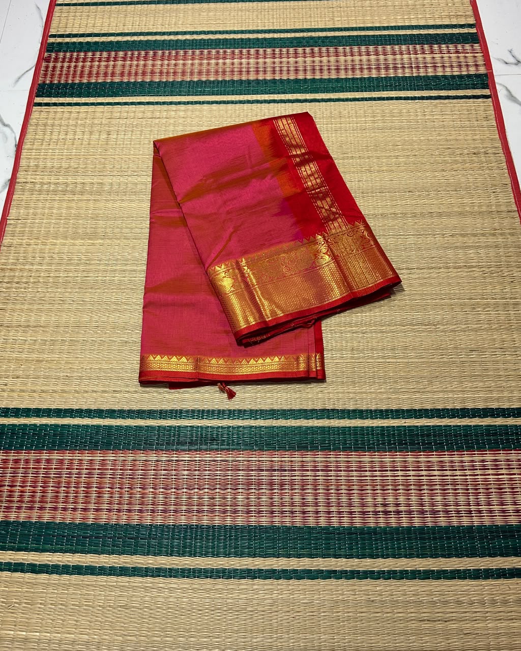 Handloom mangalagiri silk cotton saree - MS300
