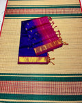 Handloom silk cotton saree with buttas - MS296