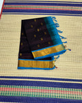 Handloom silk cotton saree with buttas - MS166