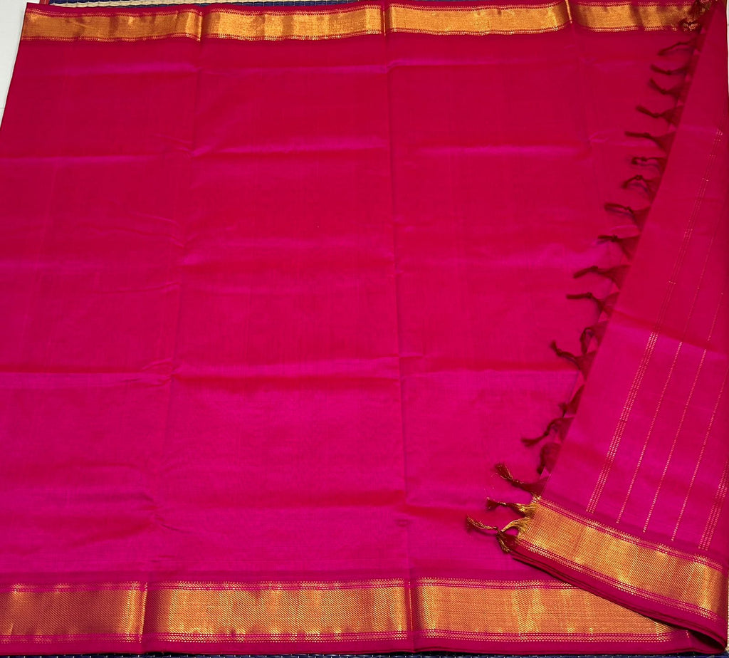 Handloom semi silk cotton saree - MS058
