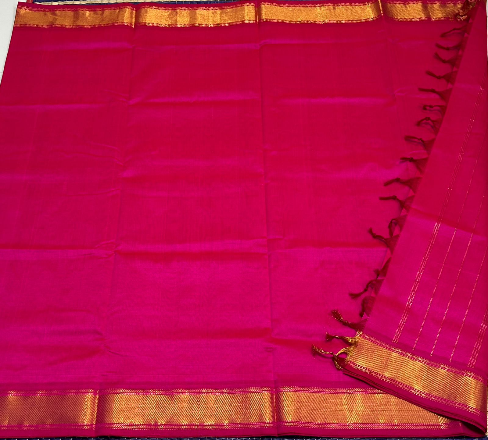Handloom semi silk cotton saree - MS058