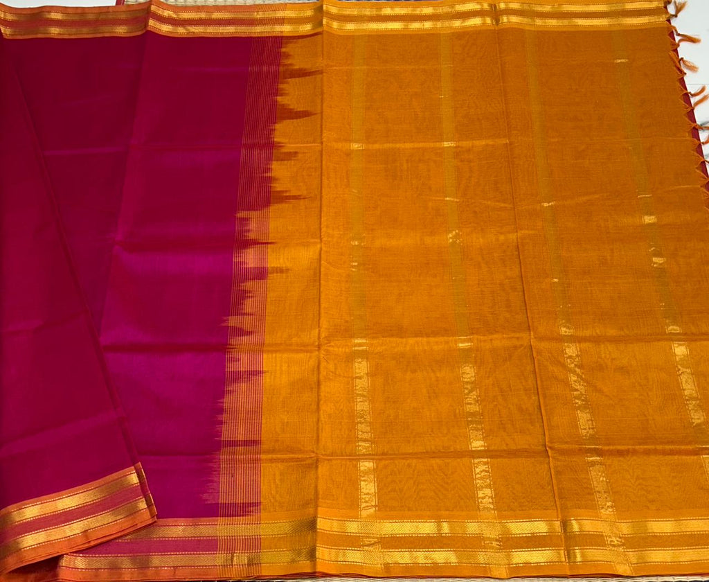 Handloom silk cotton saree - MS143