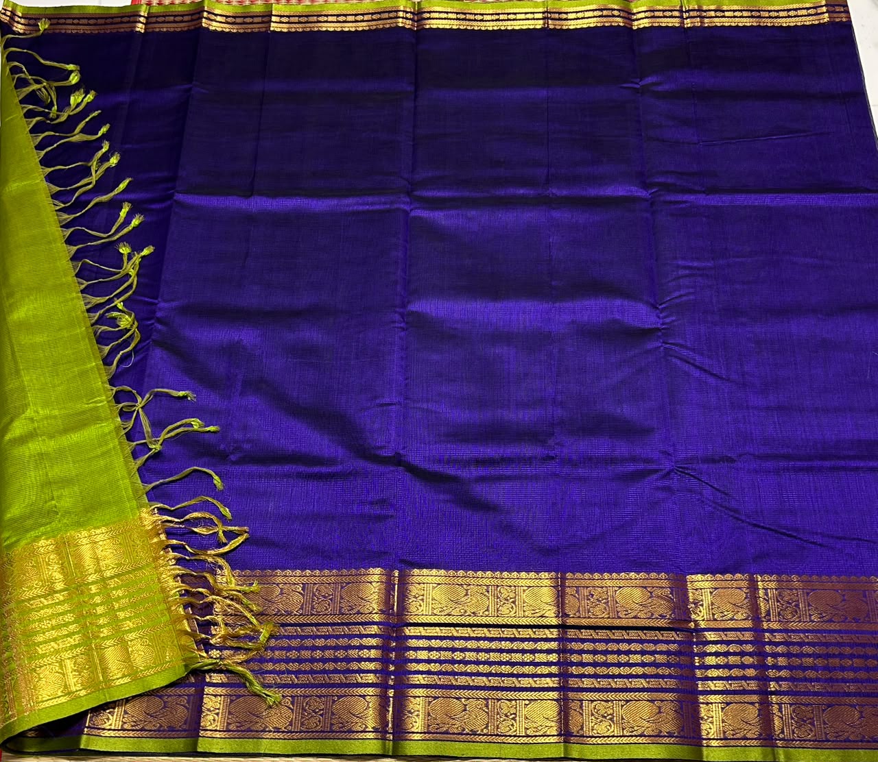 Handloom mangalagiri silk cotton saree - MS268