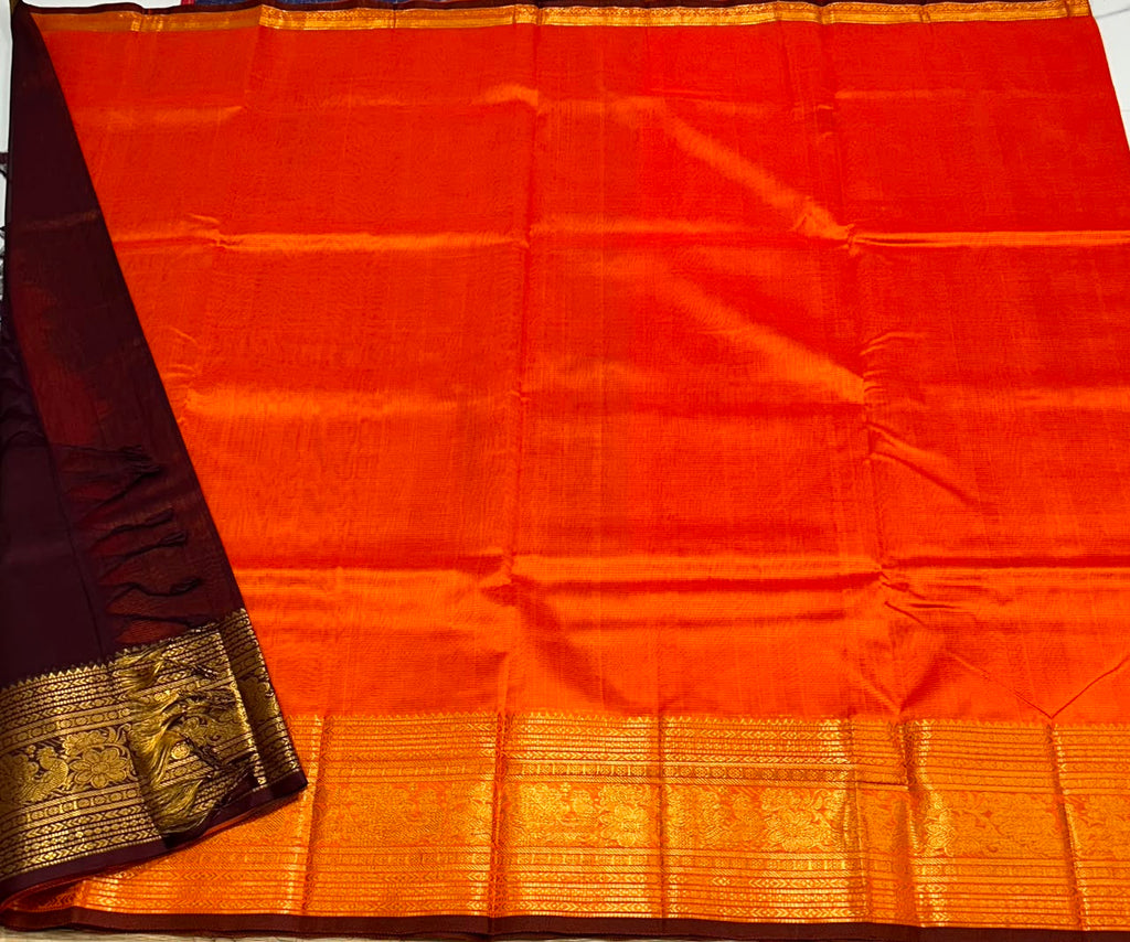 Handloom mangalagiri silk cotton saree - MS239