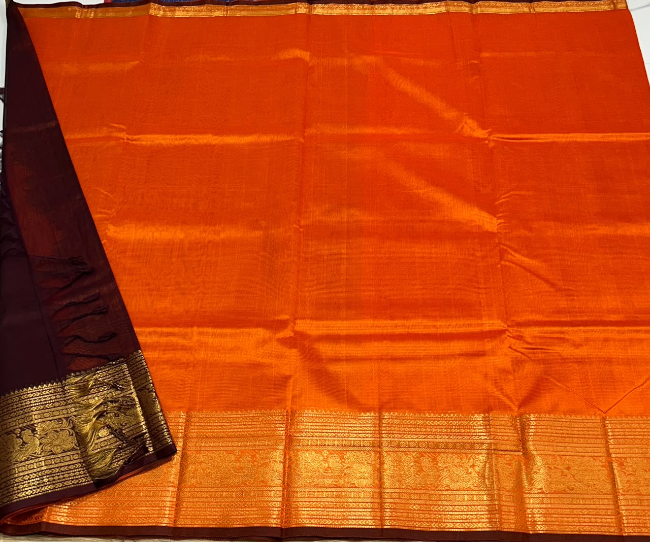 Handloom mangalagiri silk cotton saree - MS239
