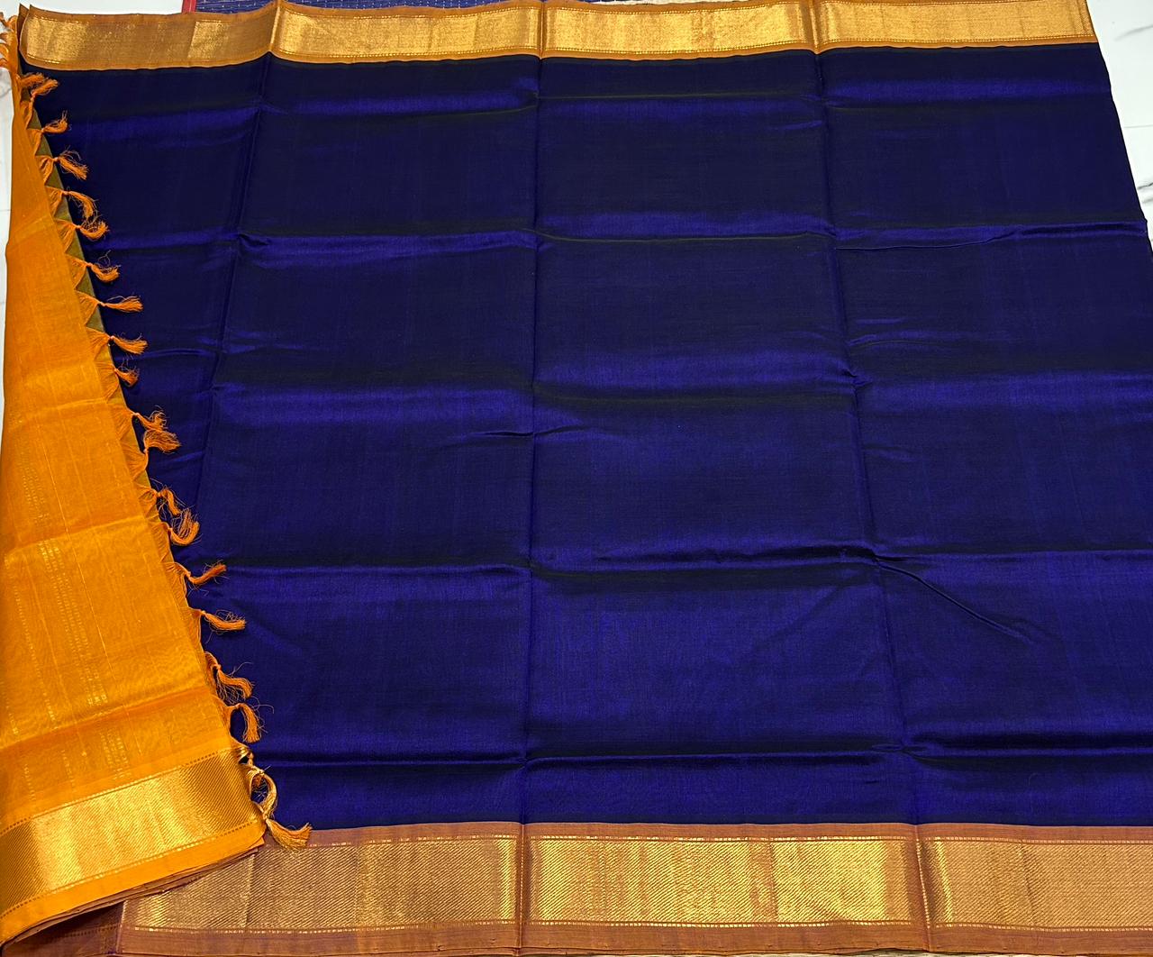 Handloom simple silk cotton saree - MS206