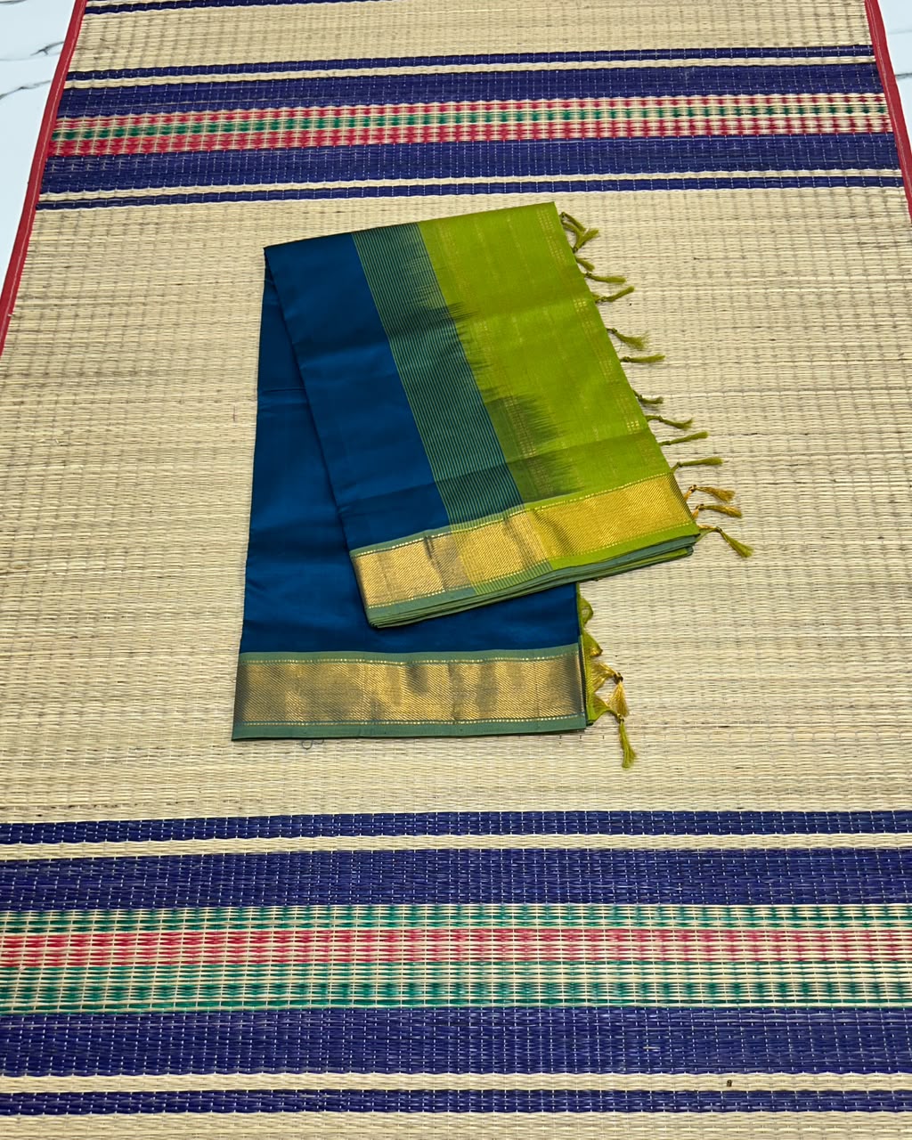 Handloom semi silk cotton saree - MS231