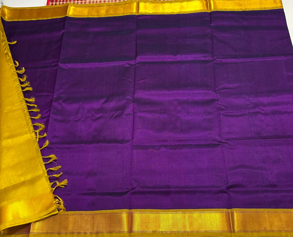 Handloom simple silk cotton saree - MS252
