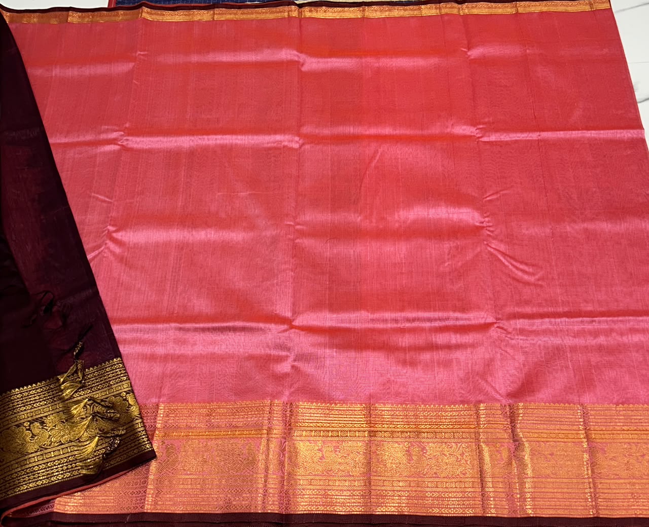 Handloom mangalagiri silk cotton saree - MS242