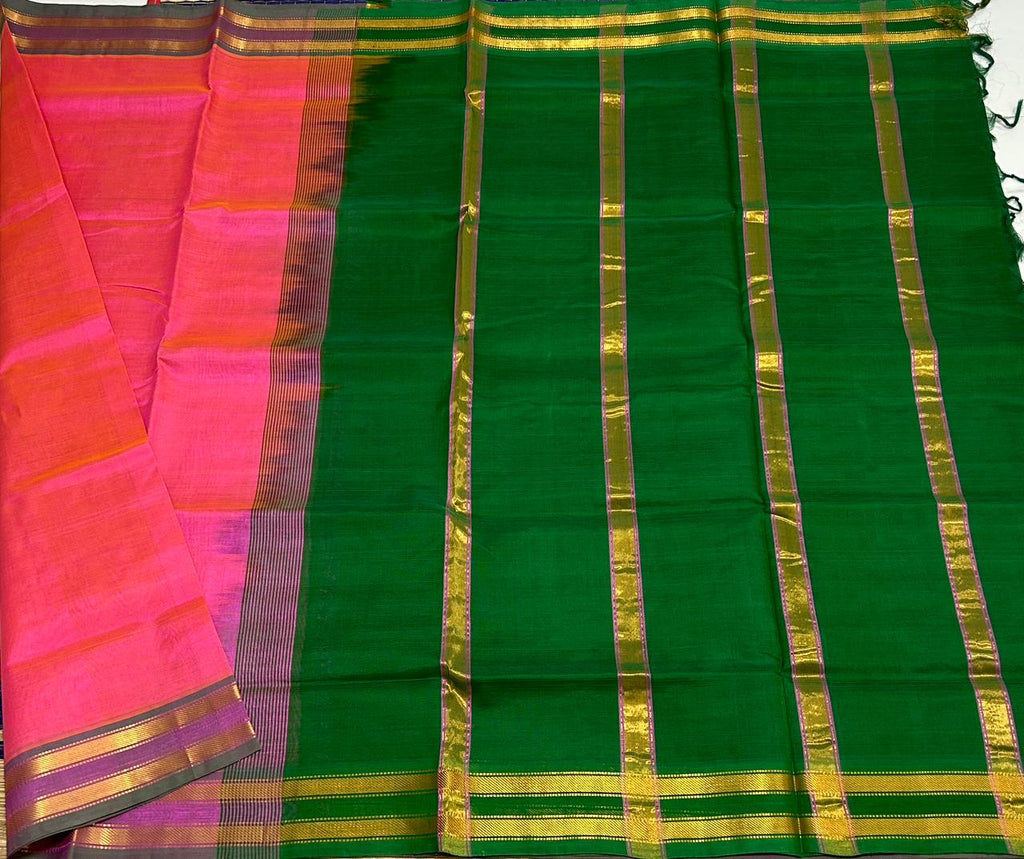 Handloom silk cotton saree - MS097