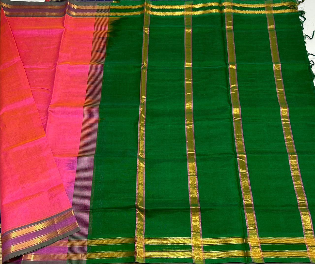 Handloom silk cotton saree - MS097