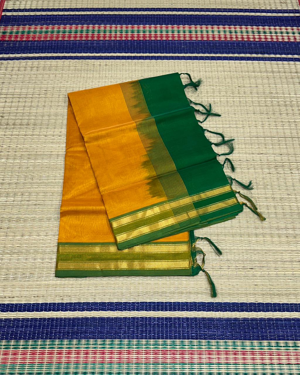 Handloom silk cotton saree - MS112