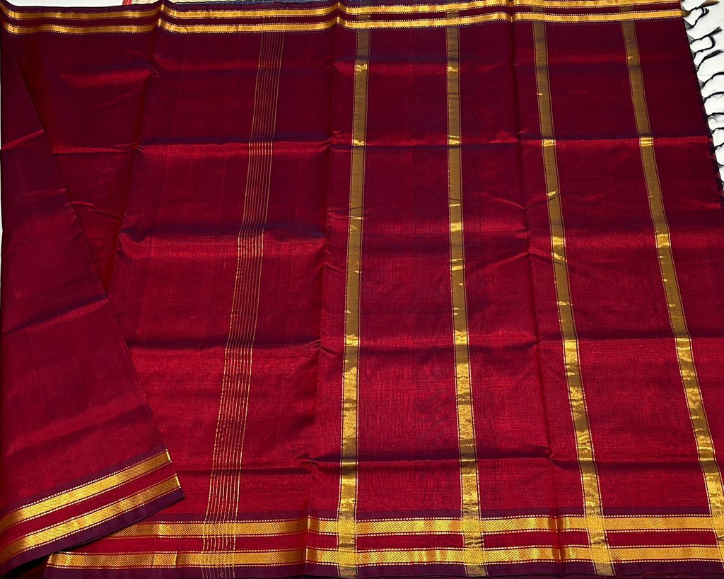 Handloom silk cotton saree - MS119