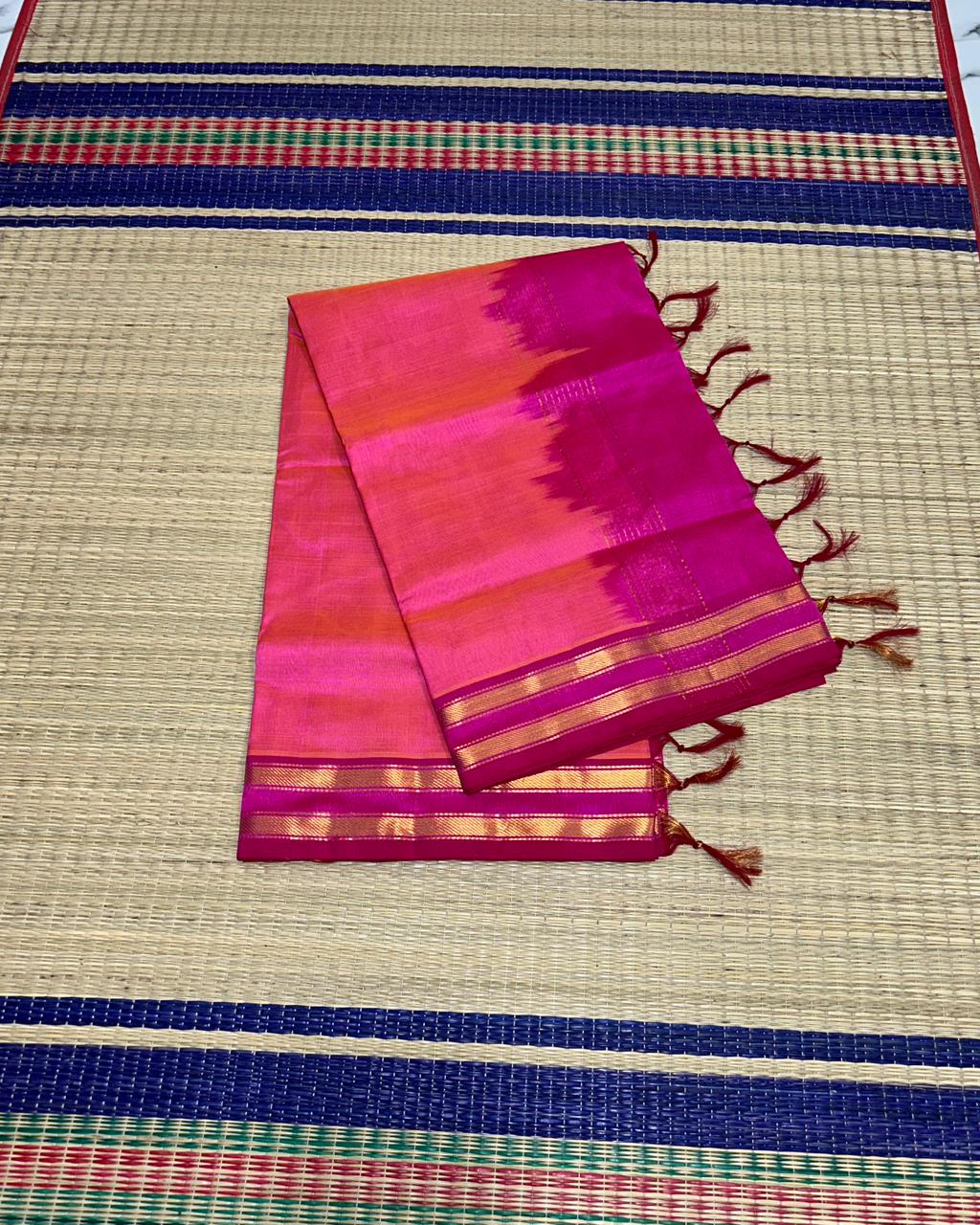 Handloom silk cotton saree - MS074