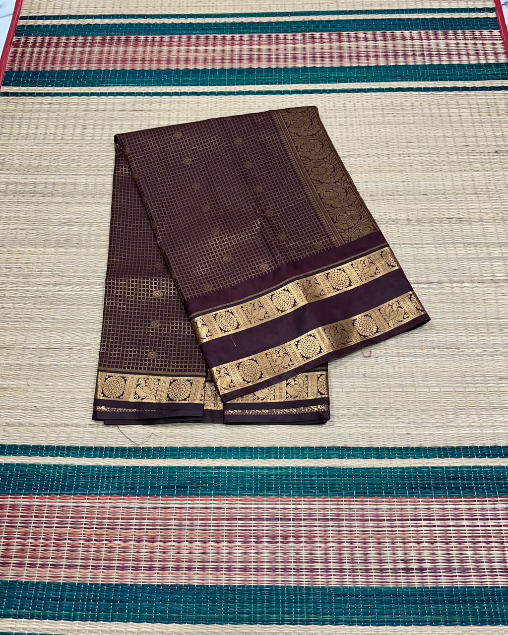Semi Kanchi silk saree - MS387