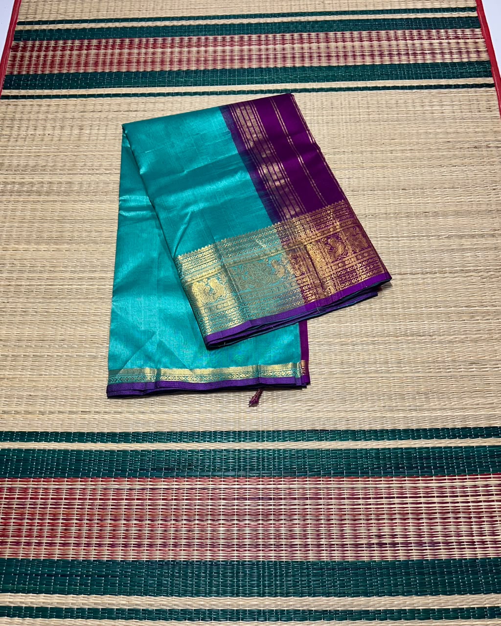 Handloom mangalagiri silk cotton saree - MS265