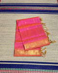 Handloom silk cotton saree with buttas - MS082