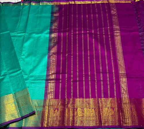 Handloom mangalagiri silk cotton saree - MS265