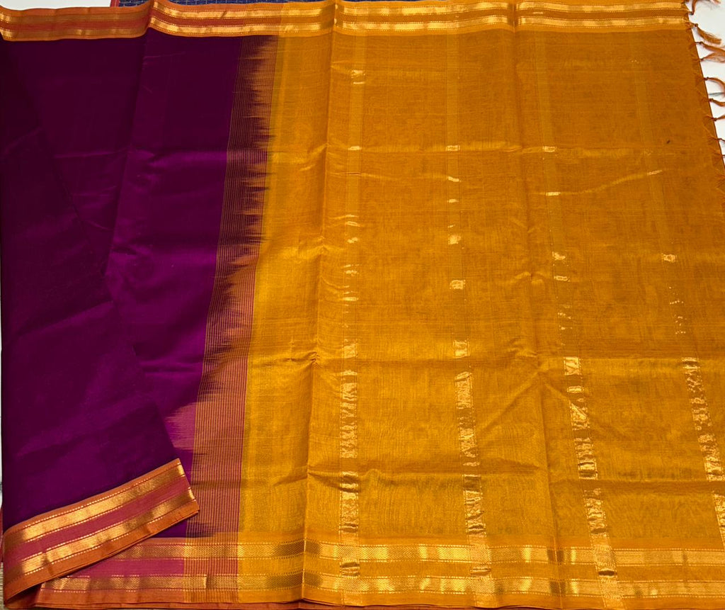 Handloom silk cotton saree - MS147