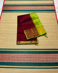 Handloom mangalagiri silk cotton saree - MS301