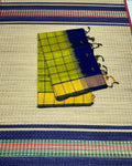 Handloom silk cotton saree with buttas - MS201