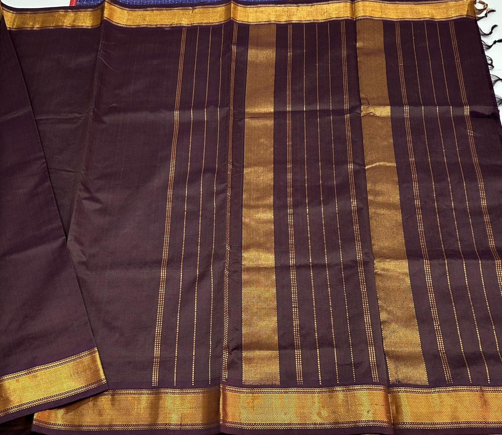 Handloom semi silk cotton saree - MS145