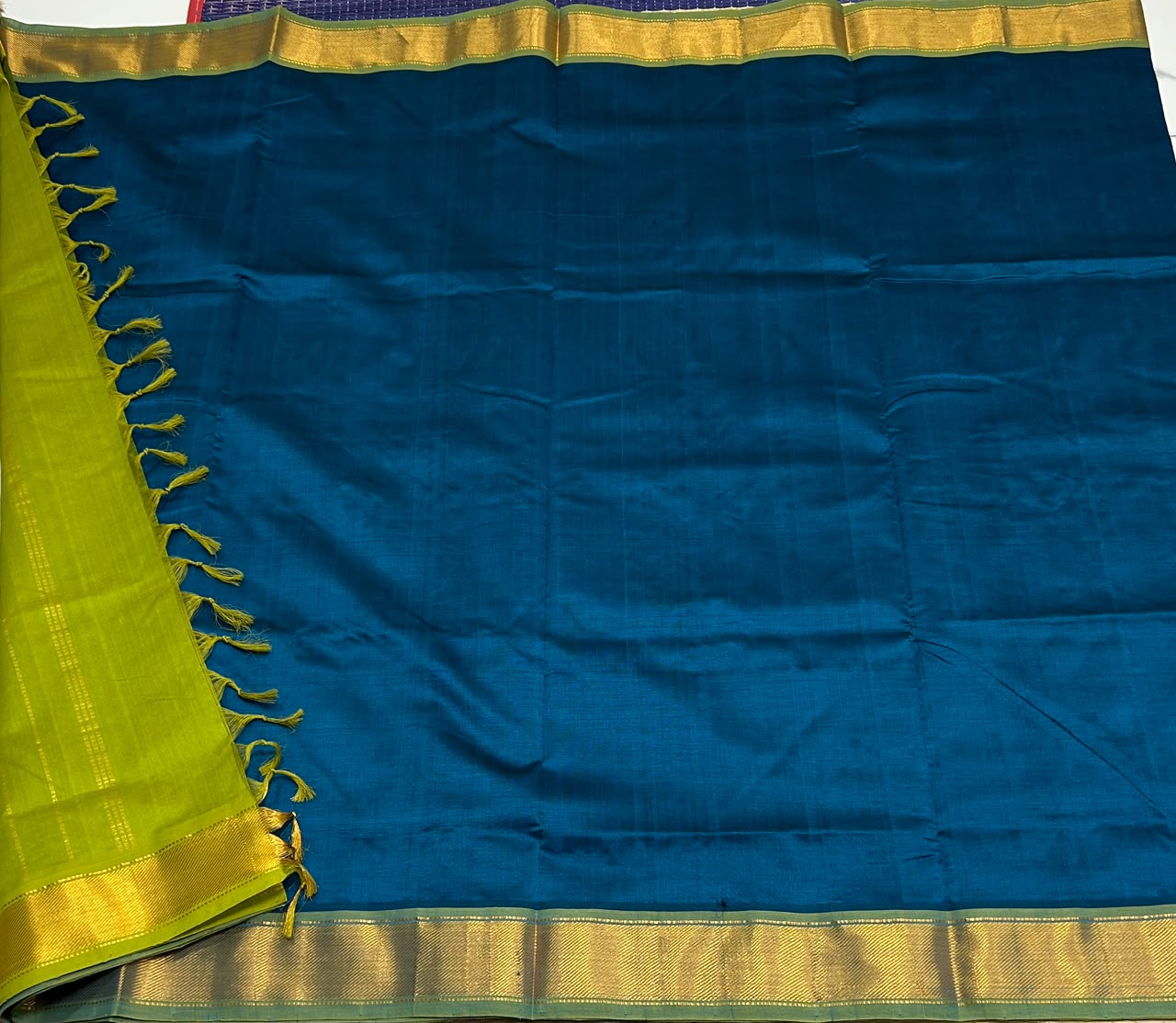 Handloom semi silk cotton saree - MS231