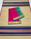 Handloom simple silk cotton saree - MS290