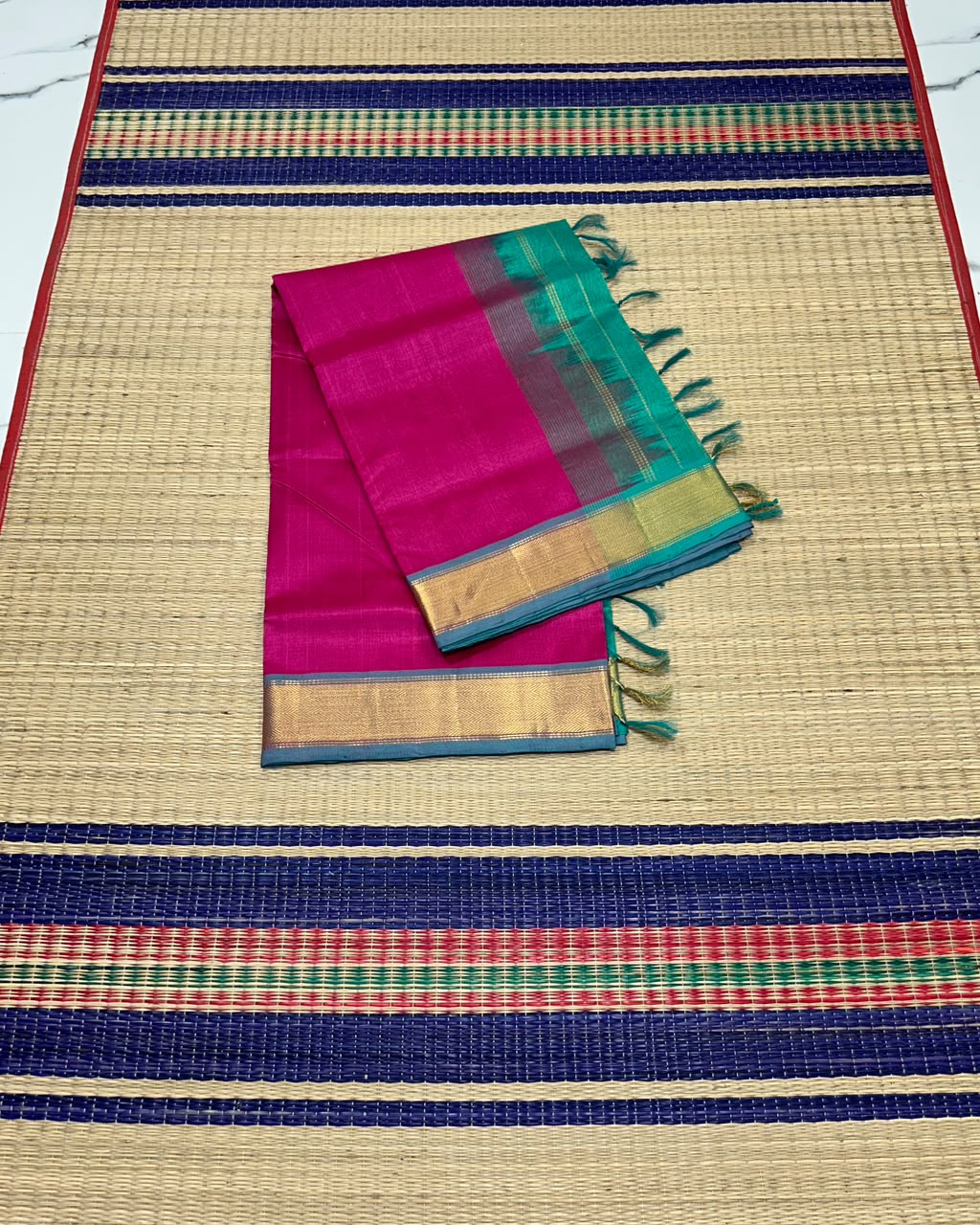 Handloom simple silk cotton saree - MS290