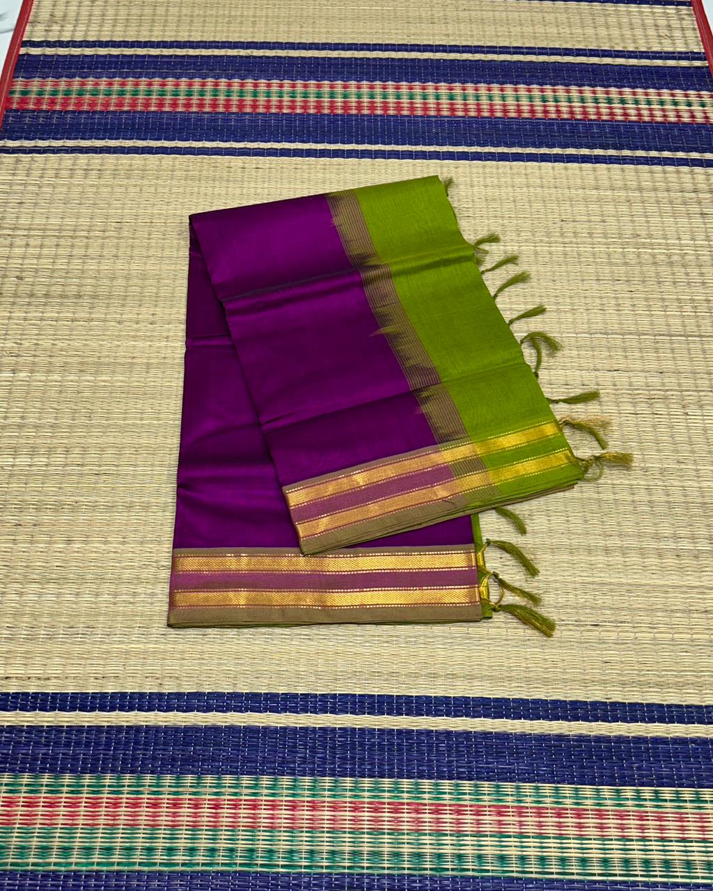 Handloom silk cotton saree - MS113