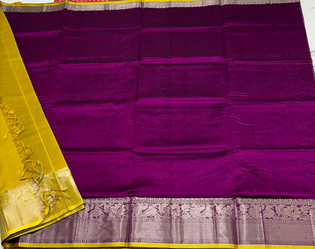 Handloom mangalagiri silk cotton saree - MS276
