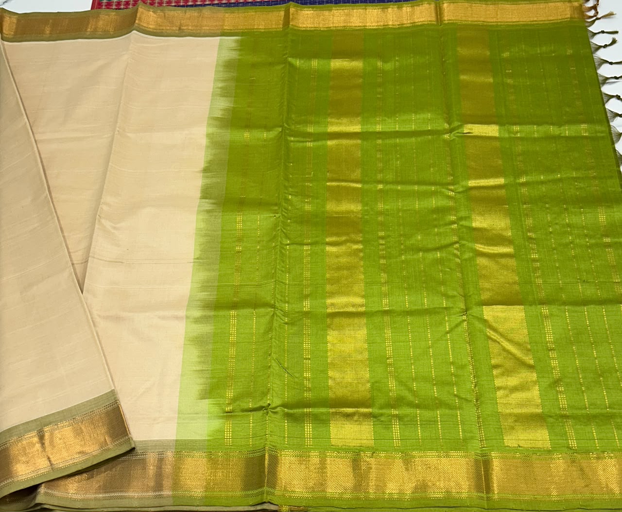 Handloom semi silk cotton saree - MS229