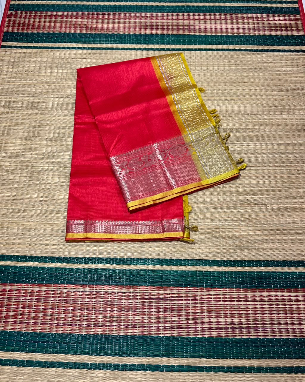 Handloom mangalagiri silk cotton saree - MS280
